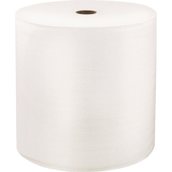 Locor Hardwound Paper Towels, Continuous Roll Sheets, White, 6 PK SOL46902